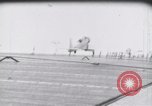 Image of SB2U crash on USS Wasp Pacific Theater, 1942, second 23 stock footage video 65675027781