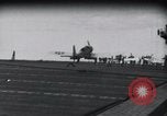 Image of SB2U crash on USS Wasp Pacific Theater, 1942, second 29 stock footage video 65675027781