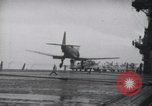 Image of SB2U crash into barrier United States USA, 1942, second 3 stock footage video 65675027783