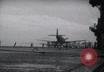 Image of SB2U crash into barrier United States USA, 1942, second 5 stock footage video 65675027783