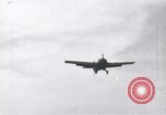 Image of F4F landing on USS Wasp Pacific Theater, 1942, second 5 stock footage video 65675027785