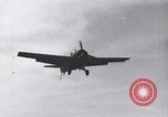Image of F4F landing on USS Wasp Pacific Theater, 1942, second 9 stock footage video 65675027785