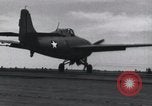 Image of F4F landing on USS Wasp Pacific Theater, 1942, second 21 stock footage video 65675027785