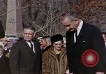 Image of President Johnson Arlington Virginia USA, 1967, second 10 stock footage video 65675027798