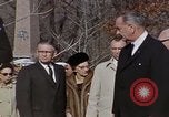 Image of President Johnson Arlington Virginia USA, 1967, second 12 stock footage video 65675027798