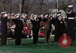 Image of President Johnson Arlington Virginia USA, 1967, second 39 stock footage video 65675027799