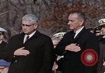 Image of President Johnson Arlington Virginia USA, 1967, second 53 stock footage video 65675027799