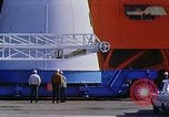 Image of Apollo1 service capsule transported by vehicle Cape Kennedy Florida USA, 1967, second 18 stock footage video 65675027854