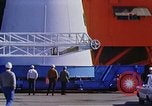 Image of Apollo1 service capsule transported by vehicle Cape Kennedy Florida USA, 1967, second 20 stock footage video 65675027854