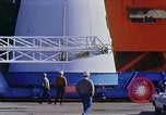 Image of Apollo1 service capsule transported by vehicle Cape Kennedy Florida USA, 1967, second 24 stock footage video 65675027854