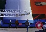 Image of Apollo1 service capsule transported by vehicle Cape Kennedy Florida USA, 1967, second 25 stock footage video 65675027854