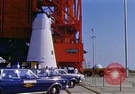 Image of Apollo1 service capsule transported by vehicle Cape Kennedy Florida USA, 1967, second 28 stock footage video 65675027854