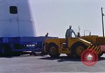Image of Apollo1 service capsule transported by vehicle Cape Kennedy Florida USA, 1967, second 61 stock footage video 65675027854