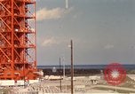 Image of NASA launch pad Cape Kennedy Florida USA, 1967, second 58 stock footage video 65675027861