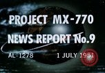 Standbild Missile Projekt MX770 California United States USA, 1951, aus Sekunde 21 historischem Filmmaterial Videoclip 65675027869
