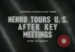 Image of Jawahar Lal Nehru visits Disneyland Park California USA, 1961, second 1 stock footage video 65675027884