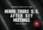 Image of Jawahar Lal Nehru visits Disneyland Park California USA, 1961, second 5 stock footage video 65675027884
