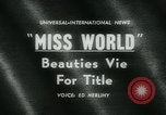 Image of Miss World Competition London England United Kingdom, 1961, second 5 stock footage video 65675027885