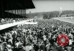 Image of horse race Laurel Maryland USA, 1961, second 6 stock footage video 65675027886