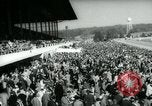 Image of horse race Laurel Maryland USA, 1961, second 10 stock footage video 65675027886