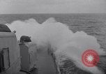 Image of Convoy of U.S. warships for invasion of Sicily Atlantic Ocean, 1943, second 15 stock footage video 65675027915