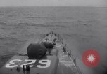 Image of Convoy of U.S. warships for invasion of Sicily Atlantic Ocean, 1943, second 44 stock footage video 65675027915