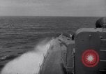 Image of USS Nelson (DD-623) in wartime Atlantic convoy Atlantic Ocean, 1943, second 3 stock footage video 65675027916