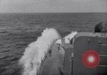 Image of USS Nelson (DD-623) in wartime Atlantic convoy Atlantic Ocean, 1943, second 5 stock footage video 65675027916