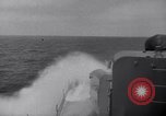 Image of USS Nelson (DD-623) in wartime Atlantic convoy Atlantic Ocean, 1943, second 8 stock footage video 65675027916