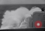 Image of USS Nelson (DD-623) in wartime Atlantic convoy Atlantic Ocean, 1943, second 22 stock footage video 65675027916