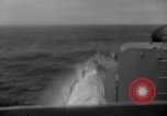 Image of USS Nelson (DD-623) in wartime Atlantic convoy Atlantic Ocean, 1943, second 25 stock footage video 65675027916