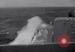 Image of USS Nelson (DD-623) in wartime Atlantic convoy Atlantic Ocean, 1943, second 28 stock footage video 65675027916