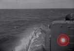 Image of USS Nelson (DD-623) in wartime Atlantic convoy Atlantic Ocean, 1943, second 30 stock footage video 65675027916