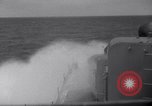 Image of USS Nelson (DD-623) in wartime Atlantic convoy Atlantic Ocean, 1943, second 32 stock footage video 65675027916