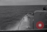 Image of USS Nelson (DD-623) in wartime Atlantic convoy Atlantic Ocean, 1943, second 33 stock footage video 65675027916