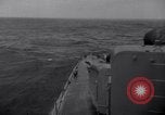 Image of USS Nelson (DD-623) in wartime Atlantic convoy Atlantic Ocean, 1943, second 38 stock footage video 65675027916