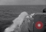 Image of USS Nelson (DD-623) in wartime Atlantic convoy Atlantic Ocean, 1943, second 47 stock footage video 65675027916