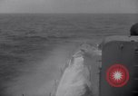Image of USS Nelson (DD-623) in wartime Atlantic convoy Atlantic Ocean, 1943, second 52 stock footage video 65675027916