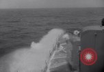 Image of USS Nelson (DD-623) in wartime Atlantic convoy Atlantic Ocean, 1943, second 54 stock footage video 65675027916
