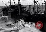 Image of fueling of ship Pacific Ocean, 1945, second 4 stock footage video 65675027917