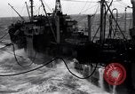 Image of fueling of ship Pacific Ocean, 1945, second 5 stock footage video 65675027917