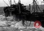 Image of fueling of ship Pacific Ocean, 1945, second 10 stock footage video 65675027917