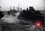 Image of fueling of ship Pacific Ocean, 1945, second 12 stock footage video 65675027917