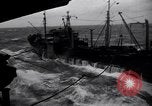 Image of fueling of ship Pacific Ocean, 1945, second 27 stock footage video 65675027917