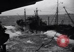 Image of fueling of ship Pacific Ocean, 1945, second 37 stock footage video 65675027917
