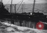 Image of fueling of ship Pacific Ocean, 1945, second 40 stock footage video 65675027917