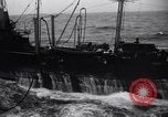 Image of fueling of ship Pacific Ocean, 1945, second 42 stock footage video 65675027917