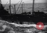 Image of fueling of ship Pacific Ocean, 1945, second 43 stock footage video 65675027917