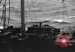 Image of fueling of ship Pacific Ocean, 1945, second 57 stock footage video 65675027917