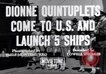 Image of Dionne quintuplets United States USA, 1943, second 30 stock footage video 65675027922